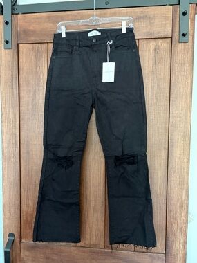 Carly Jean Los Angeles Black Kate Jeans Size 9